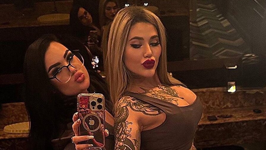 MadinaAndKatrine Amateur Masturbating